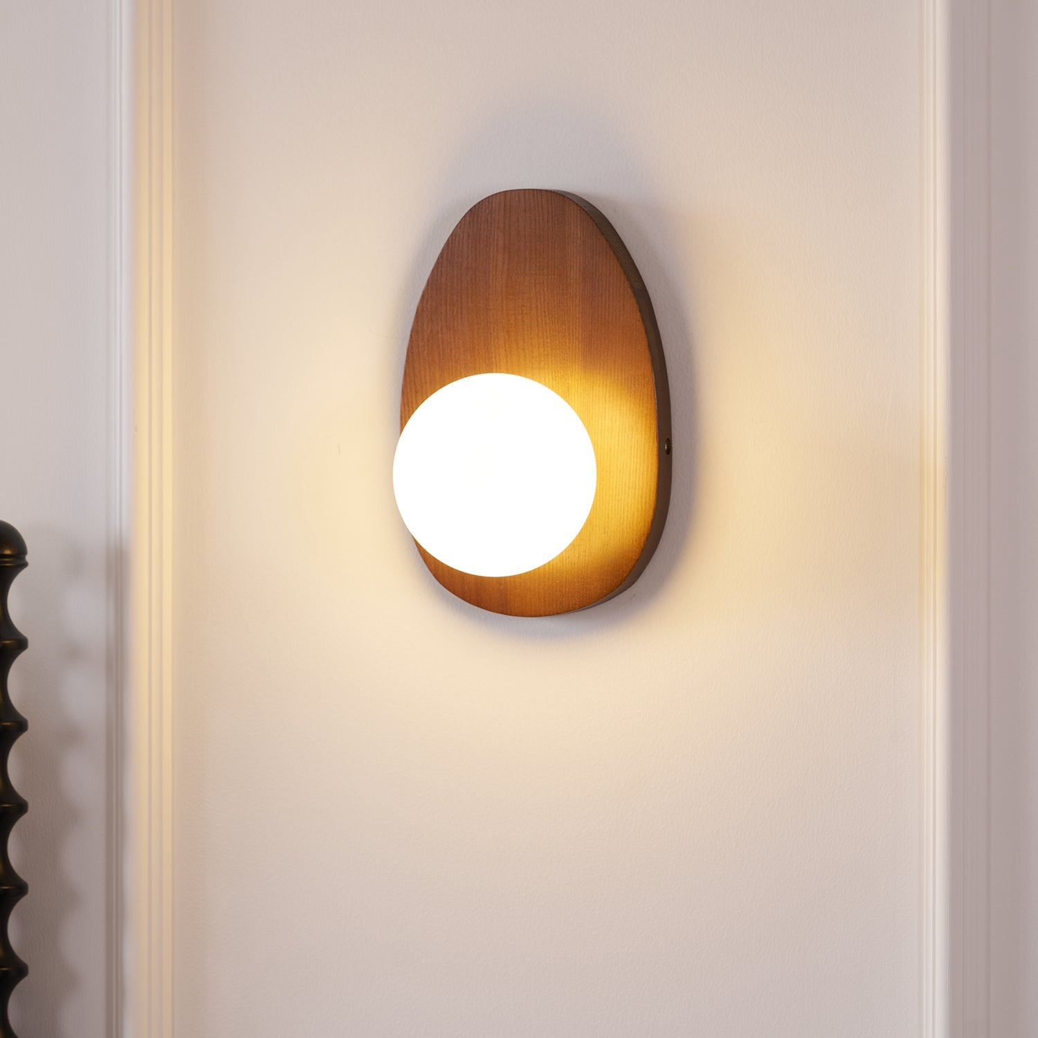 Orba Walnut Wall Lamp - Blowlighting