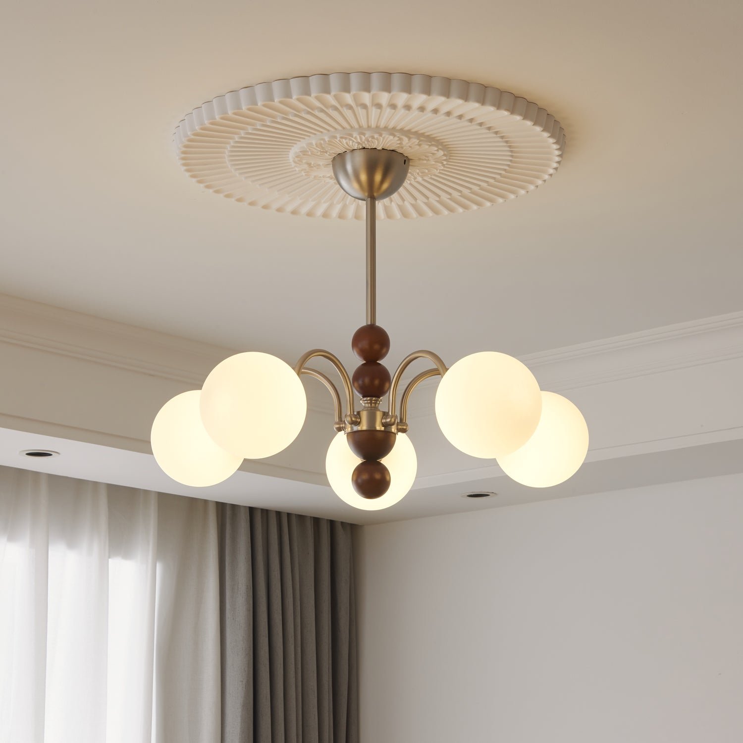 Orbital Curve Chandelier - Blowlighting