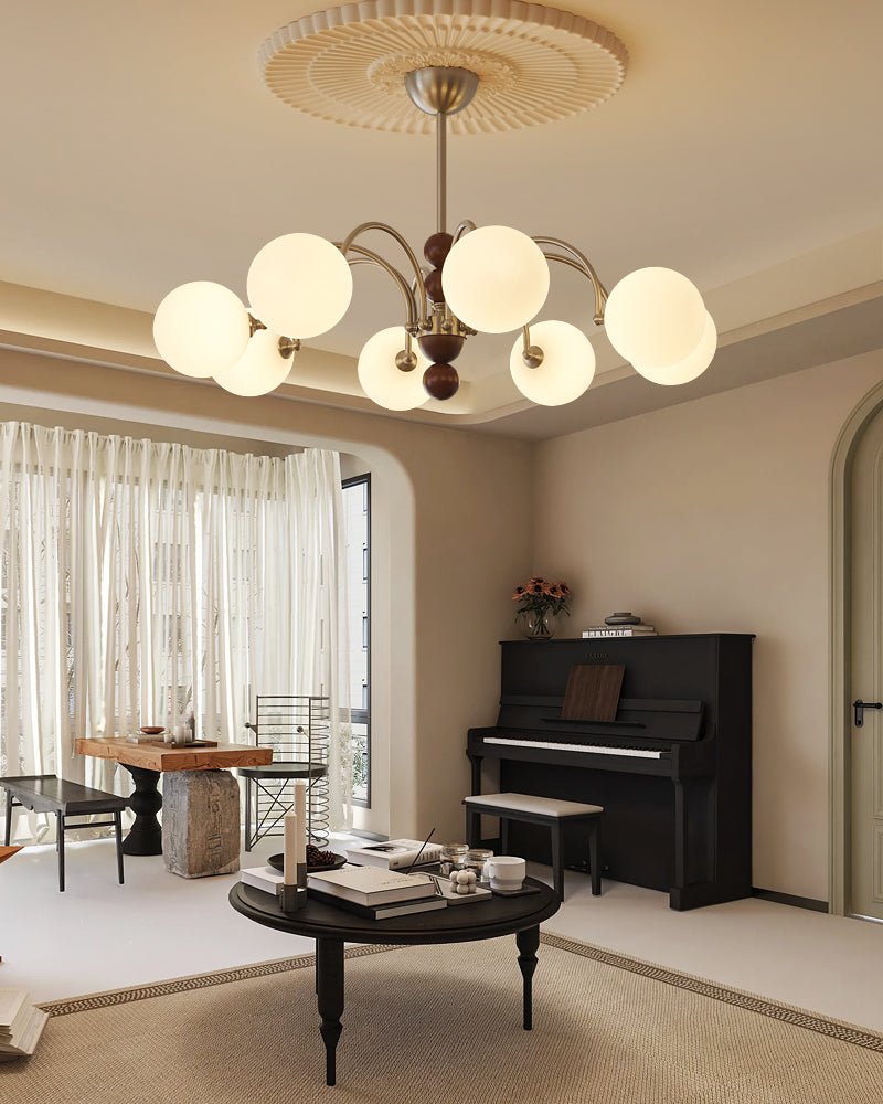 Orbital Curve Chandelier - Blowlighting