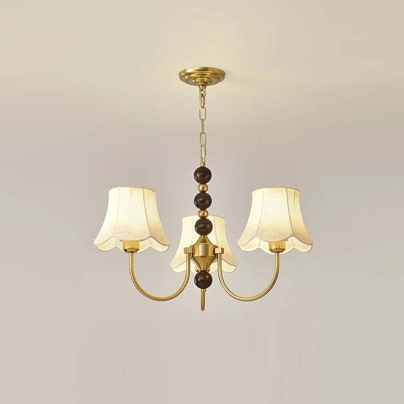 Orchid Chandelier Fabric Golden - Blowlighting