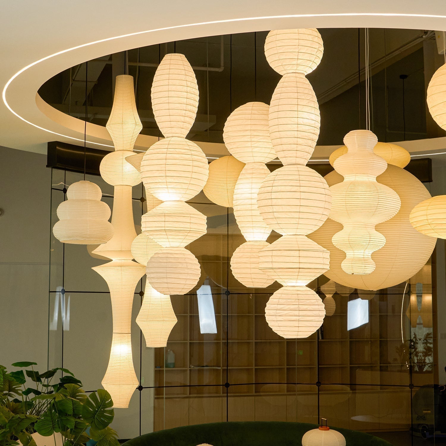 Ori Lantern Series Pendant Lamp - Blowlighting