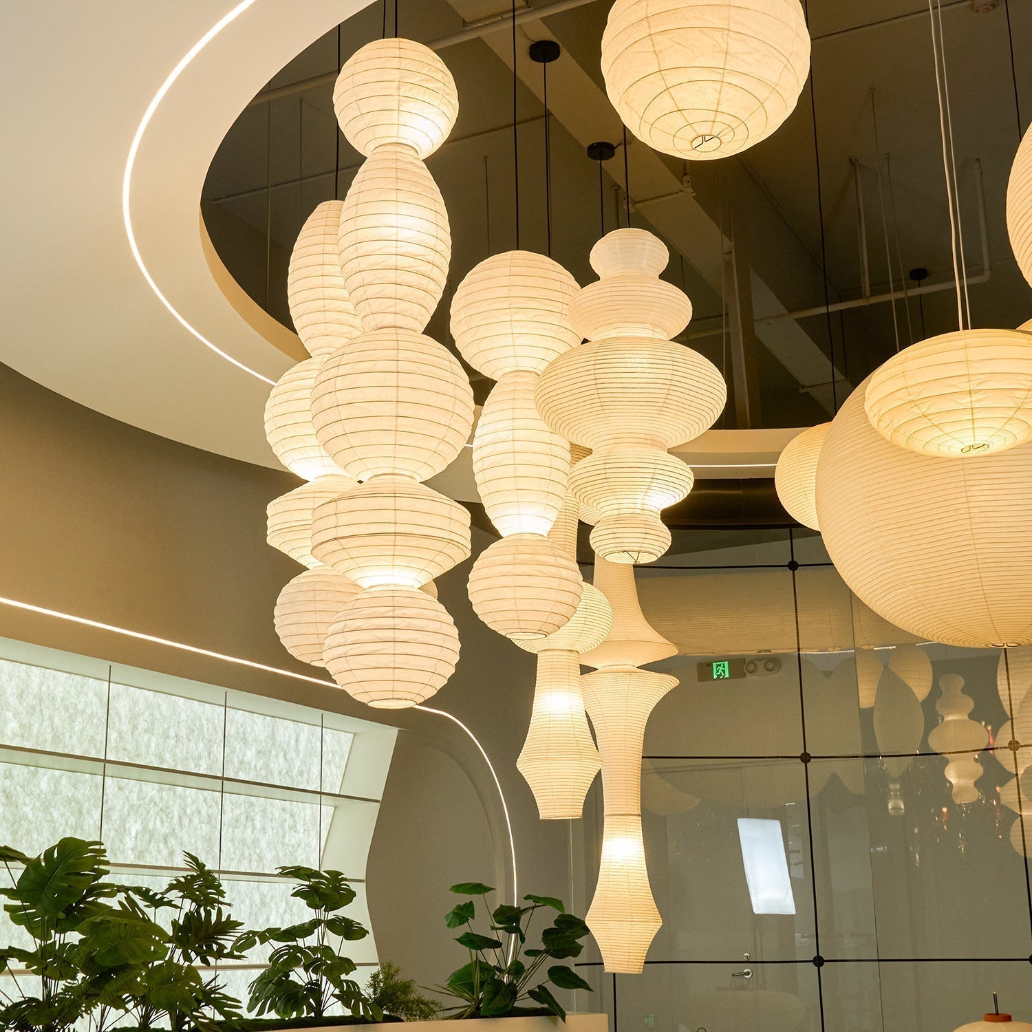 Ori Lantern Series Pendant Lamp - Blowlighting