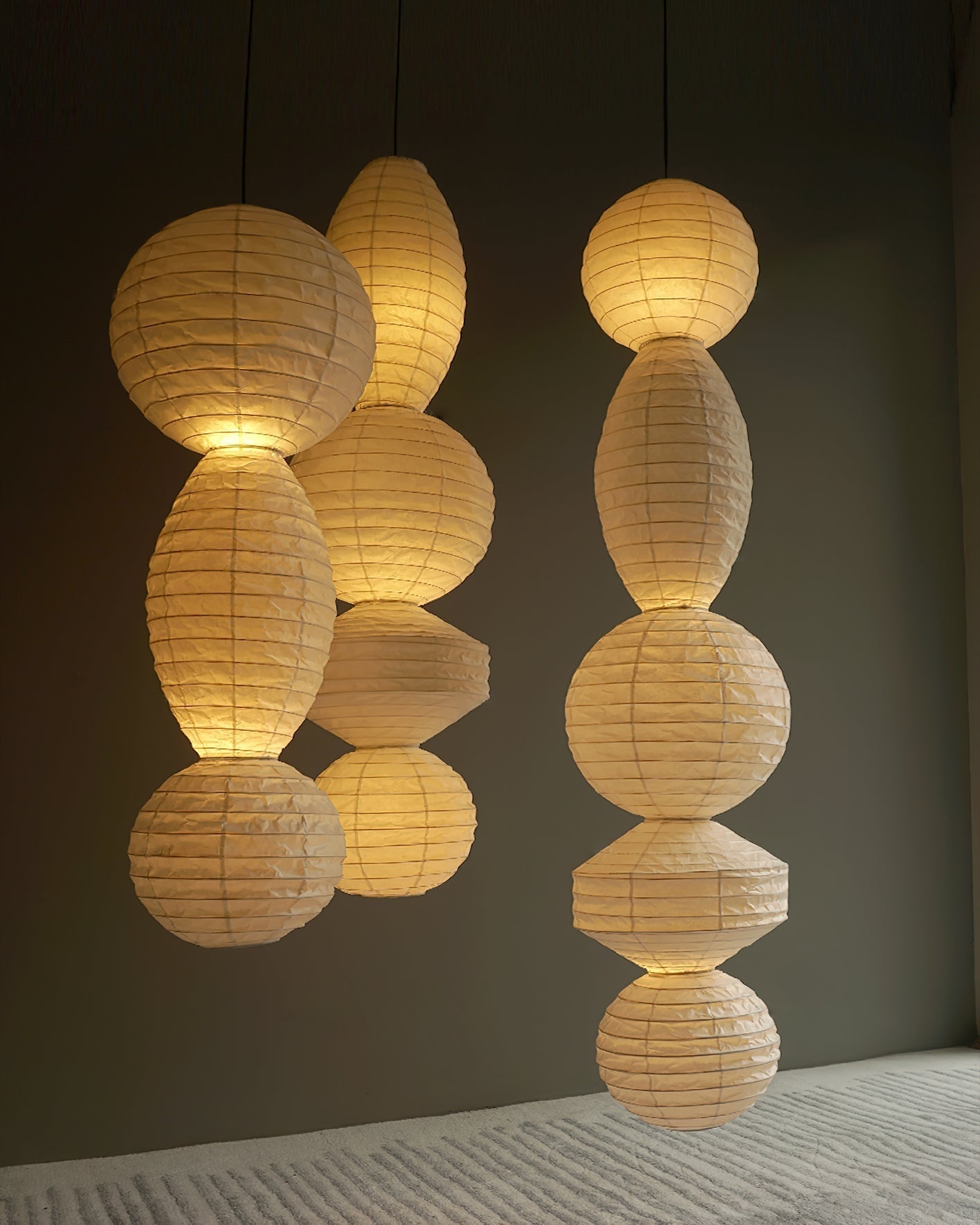 Ori Lantern Series Pendant Lamp - Blowlighting
