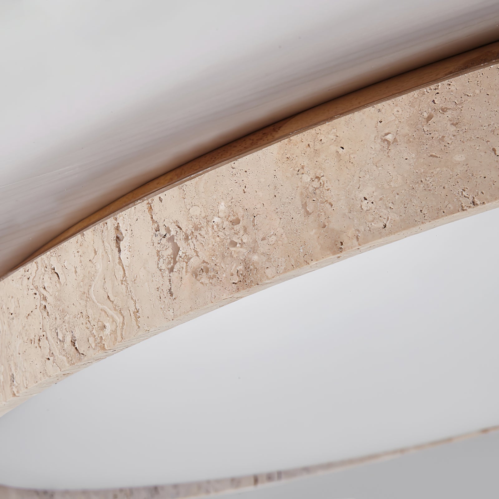 Kathy Travertine Round Ceiling Light - Neutralighting