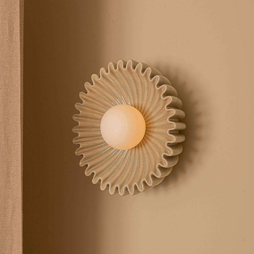 Ivvinen Premium Elegance Marble Glass Wall Lamp - Lamp Copper