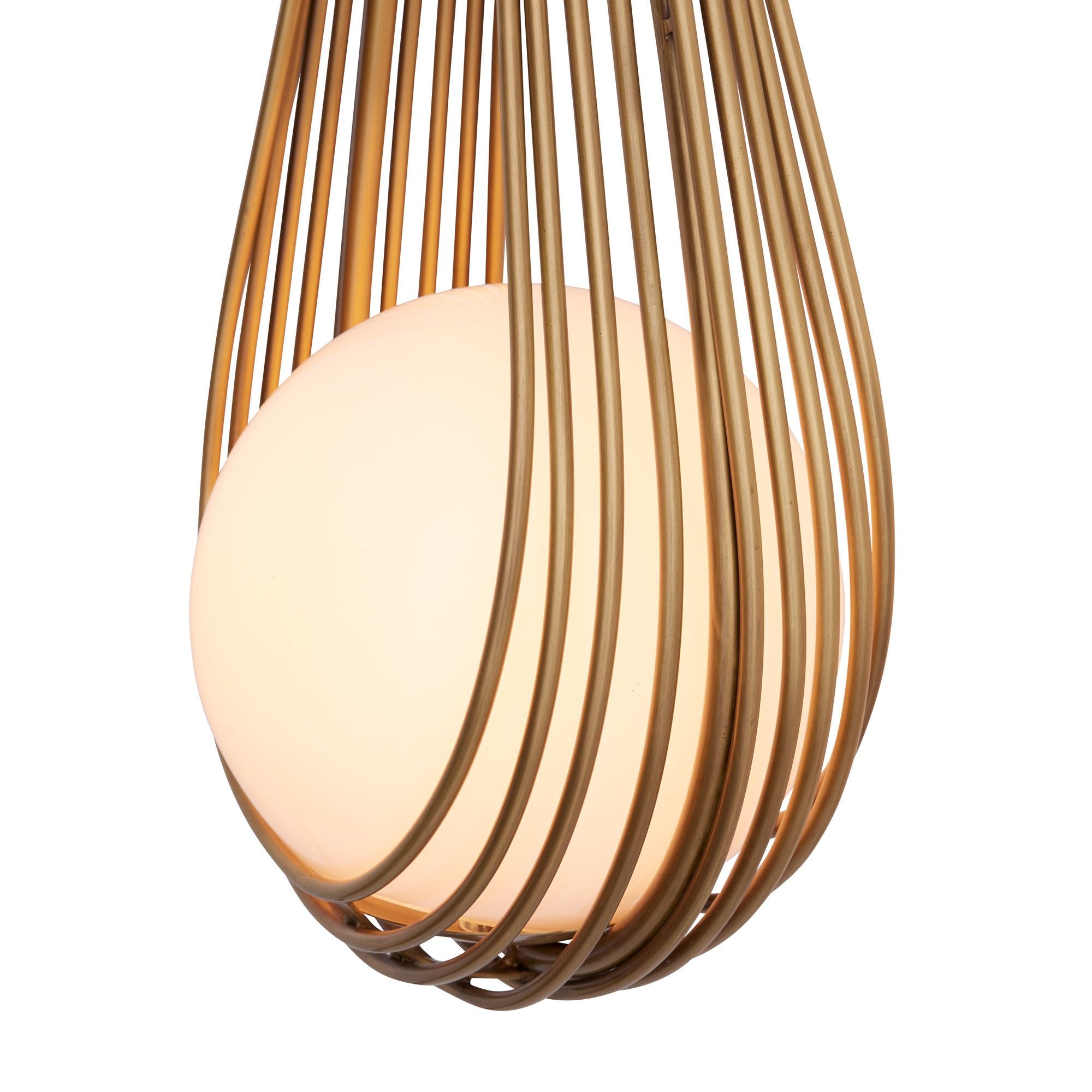 Zemirir Modern Minimalist Brass Glass Wall Lamp - Lamp Copper