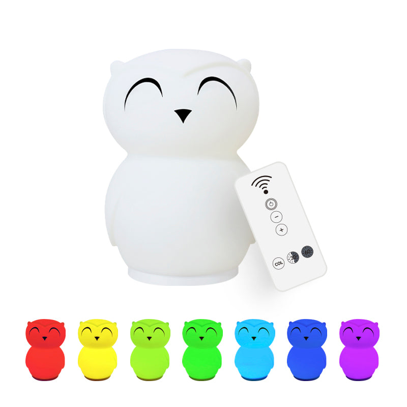 Owl Timing Night Light (built-in battery) - Lamp Copper