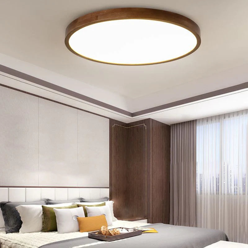 Muto Moderno LED Geometriche Plafoniere Legno/Acrilico Sala da Pranzo