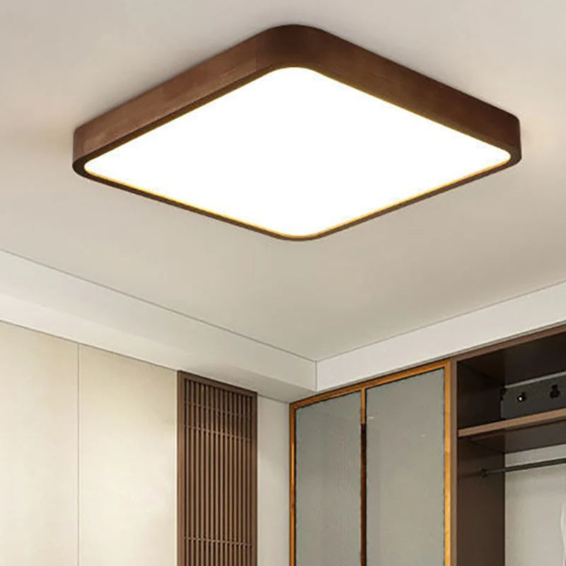 Muto Moderno LED Geometriche Plafoniere Legno/Acrilico Sala da Pranzo