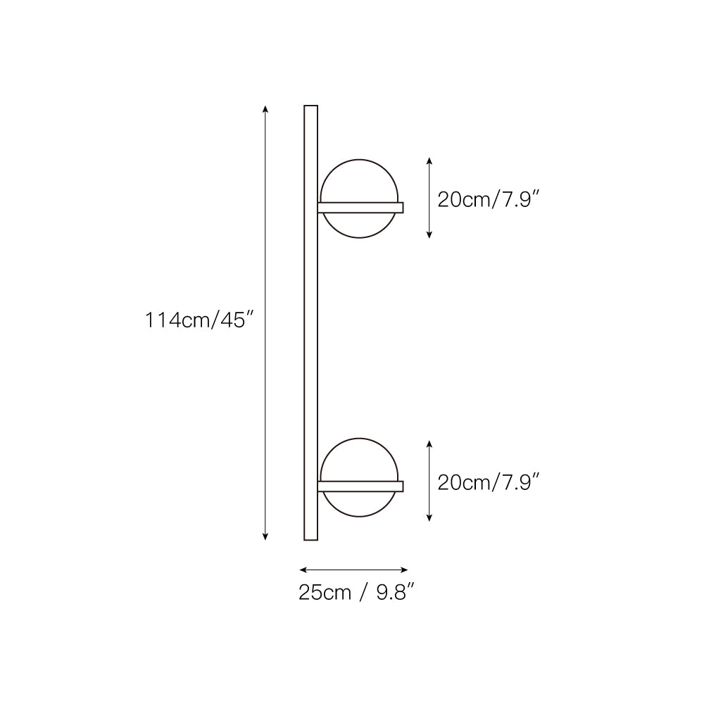 Olthaarae Modern Minimalist Plastic Metal Wall Lamp - Lamp Copper