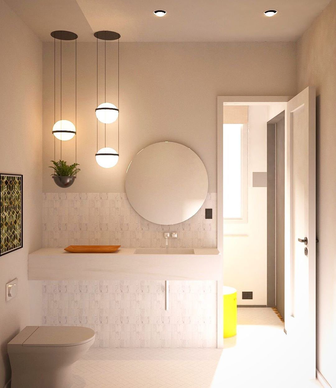 Vacaria Modern Minimalist Metal Plastic Pendant Lamp - Lamp Copper