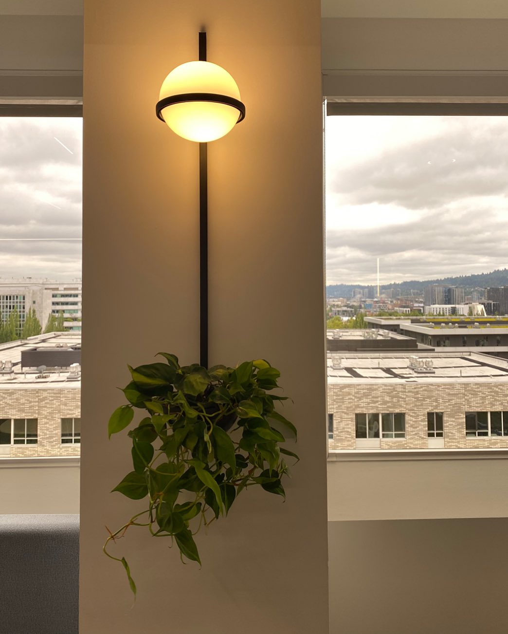 Olthaarae Modern Minimalist Plastic Metal Wall Lamp - Lamp Copper