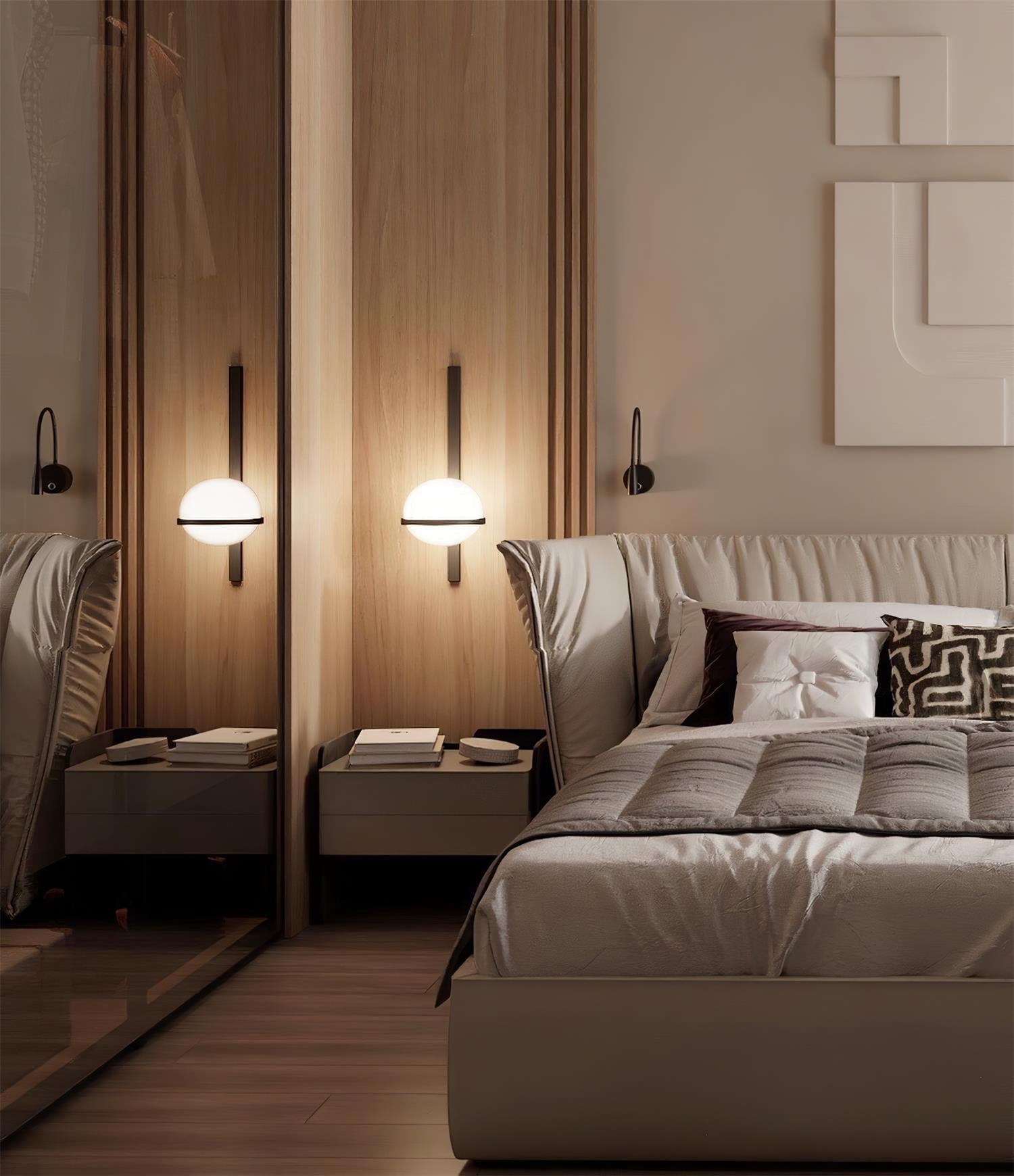 Olthaarae Modern Minimalist Plastic Metal Wall Lamp - Lamp Copper