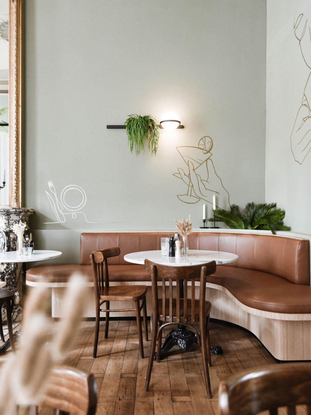 Olthaarae Modern Minimalist Plastic Metal Wall Lamp - Lamp Copper