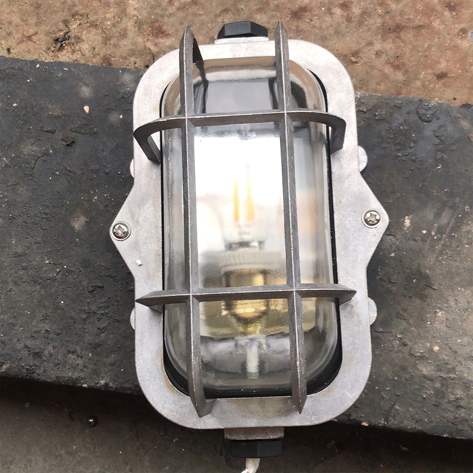 Omirara Unique Traditional Glass Wall Light - Lamp Copper