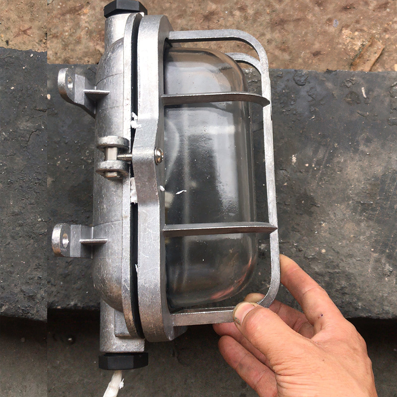 Omirara Unique Traditional Glass Wall Light - Lamp Copper