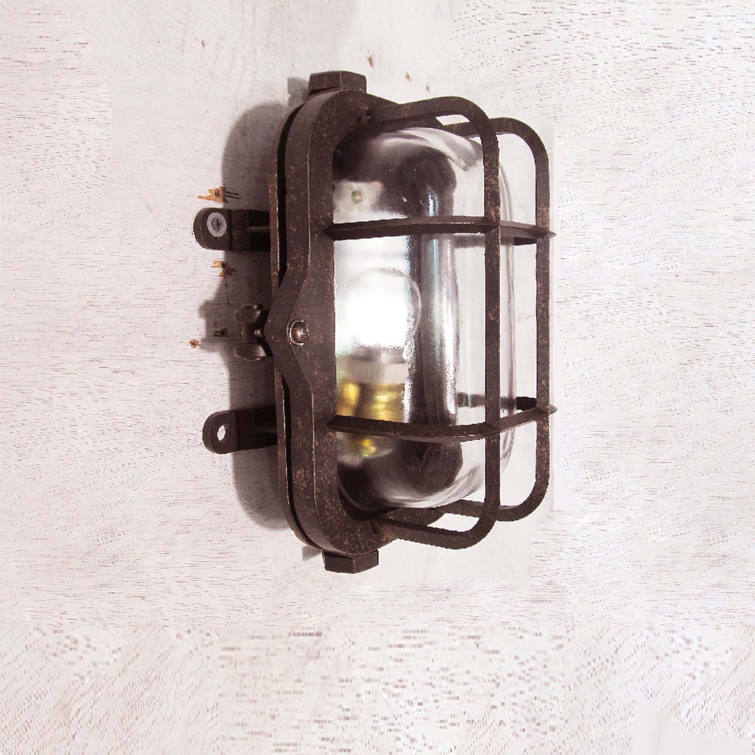 Omirara Unique Traditional Glass Wall Light - Lamp Copper
