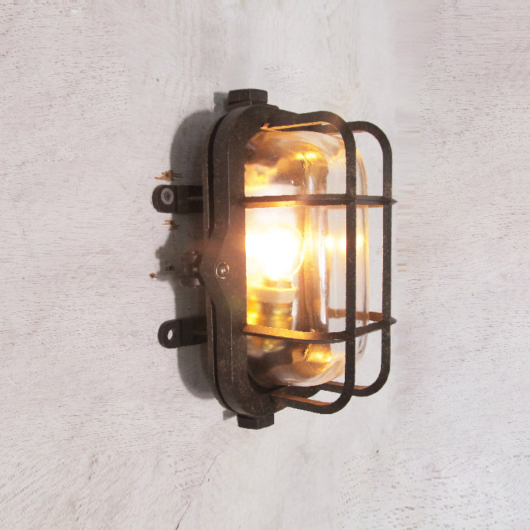 Omirara Unique Traditional Glass Wall Light - Lamp Copper