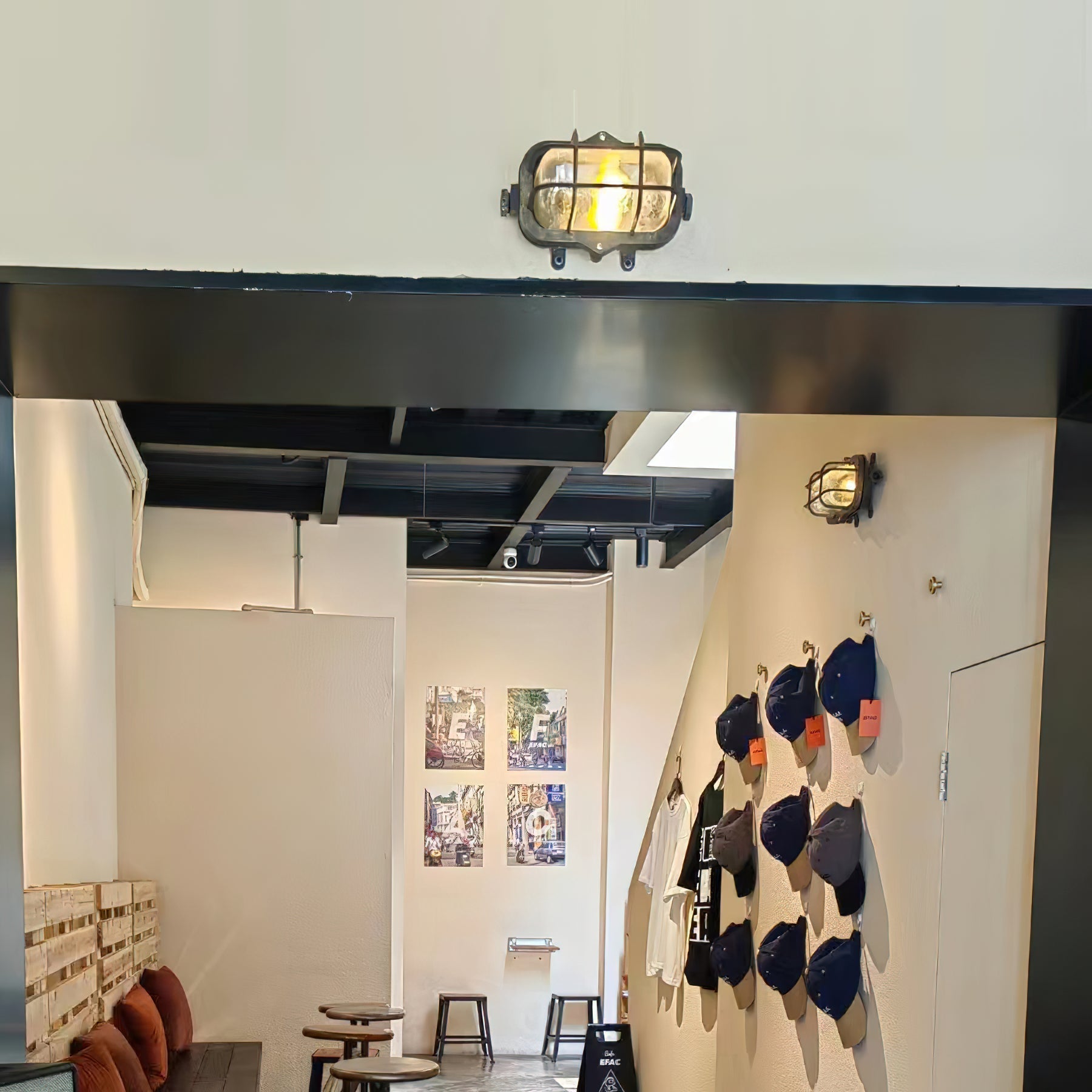 Omirara Unique Traditional Glass Wall Light - Lamp Copper