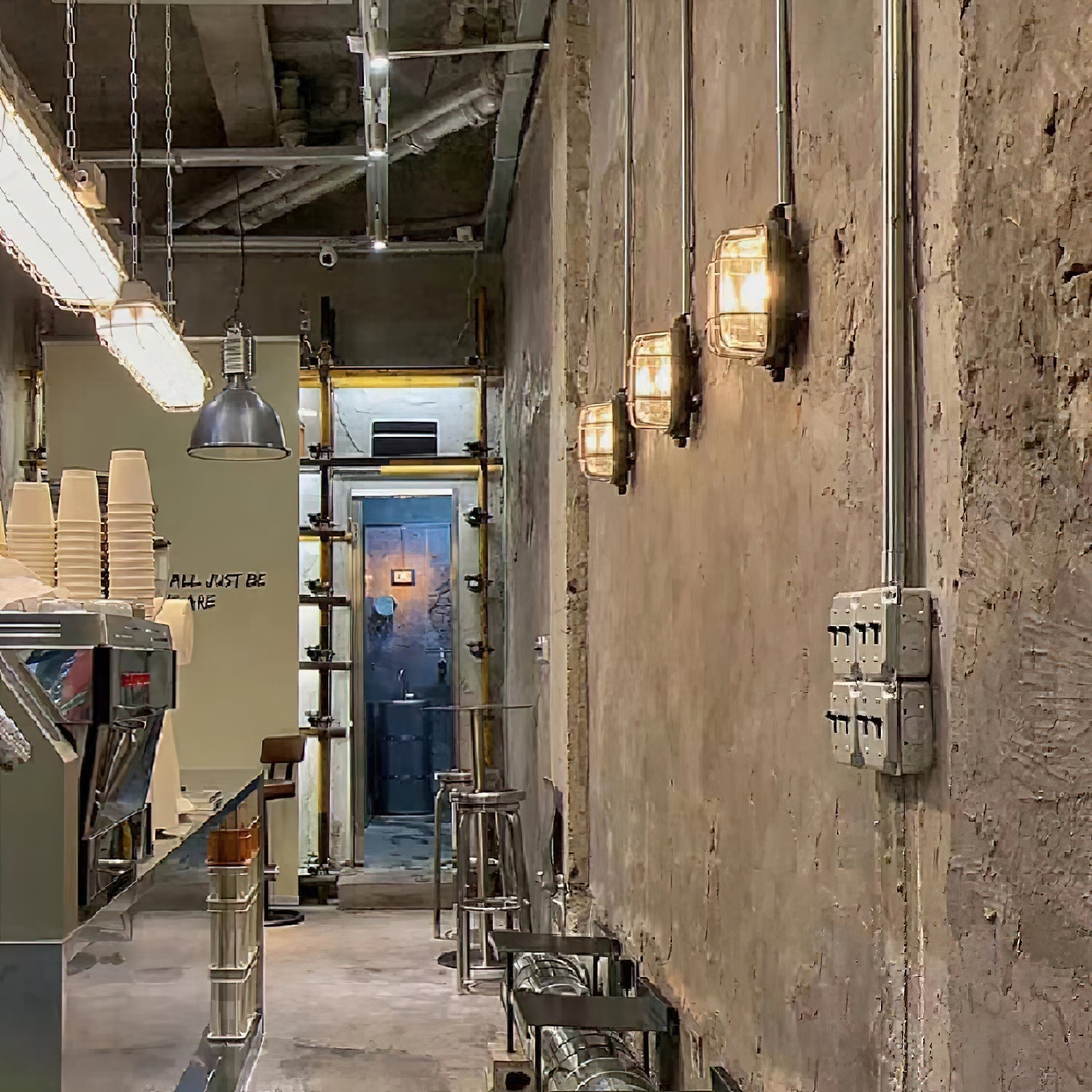 Omirara Unique Traditional Glass Wall Light - Lamp Copper