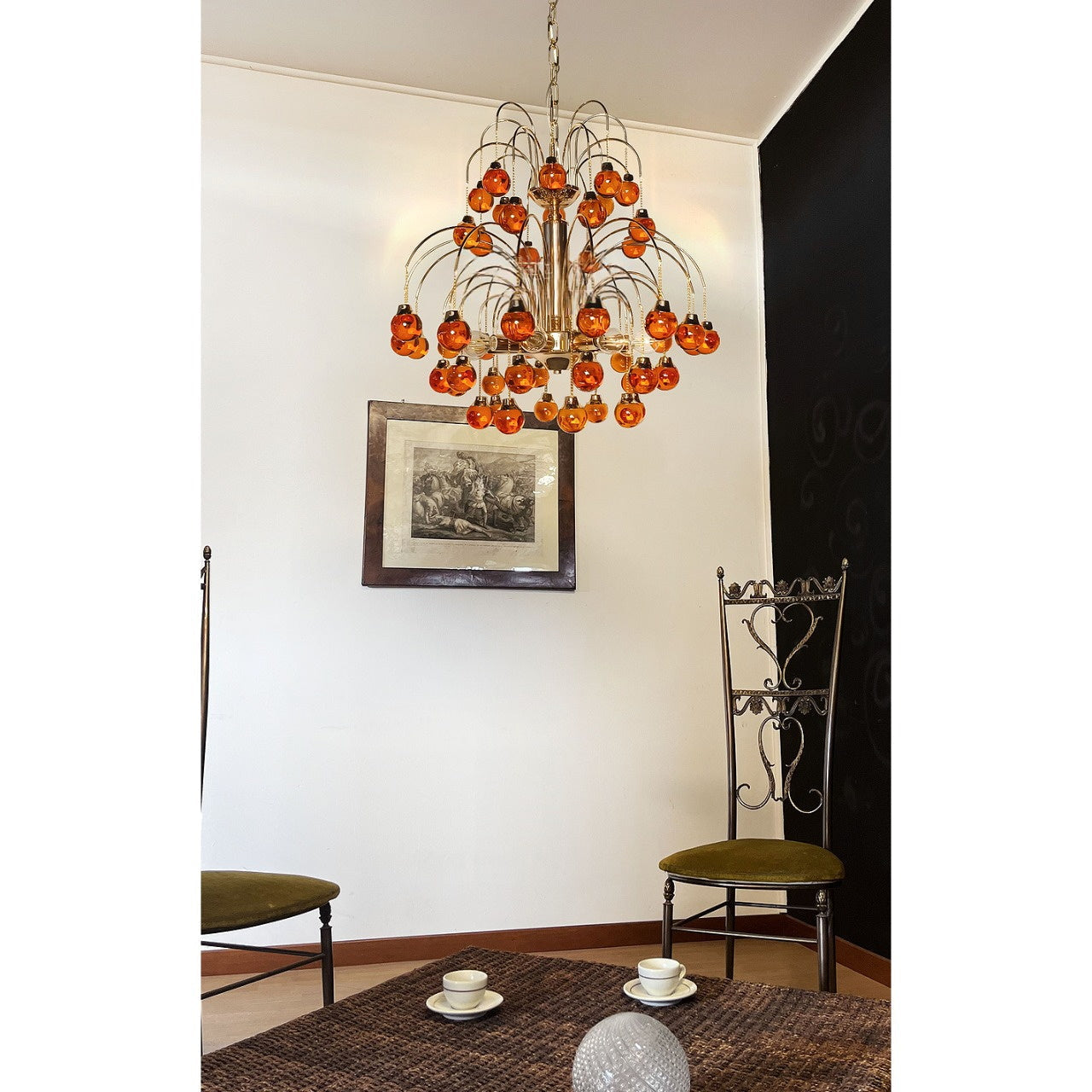 Avmirora Postmodern Luxury Metal Glass Chandelier - Lamp Copper