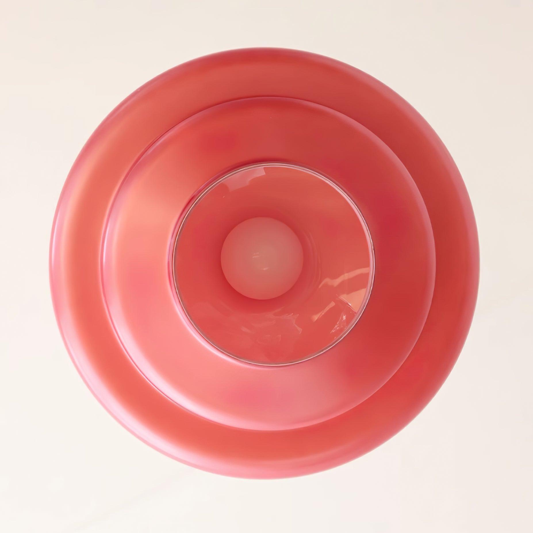 Pendant Lamp Layered Glass Dome Retro Silhouette Warm Ambient Glow - Letslighting