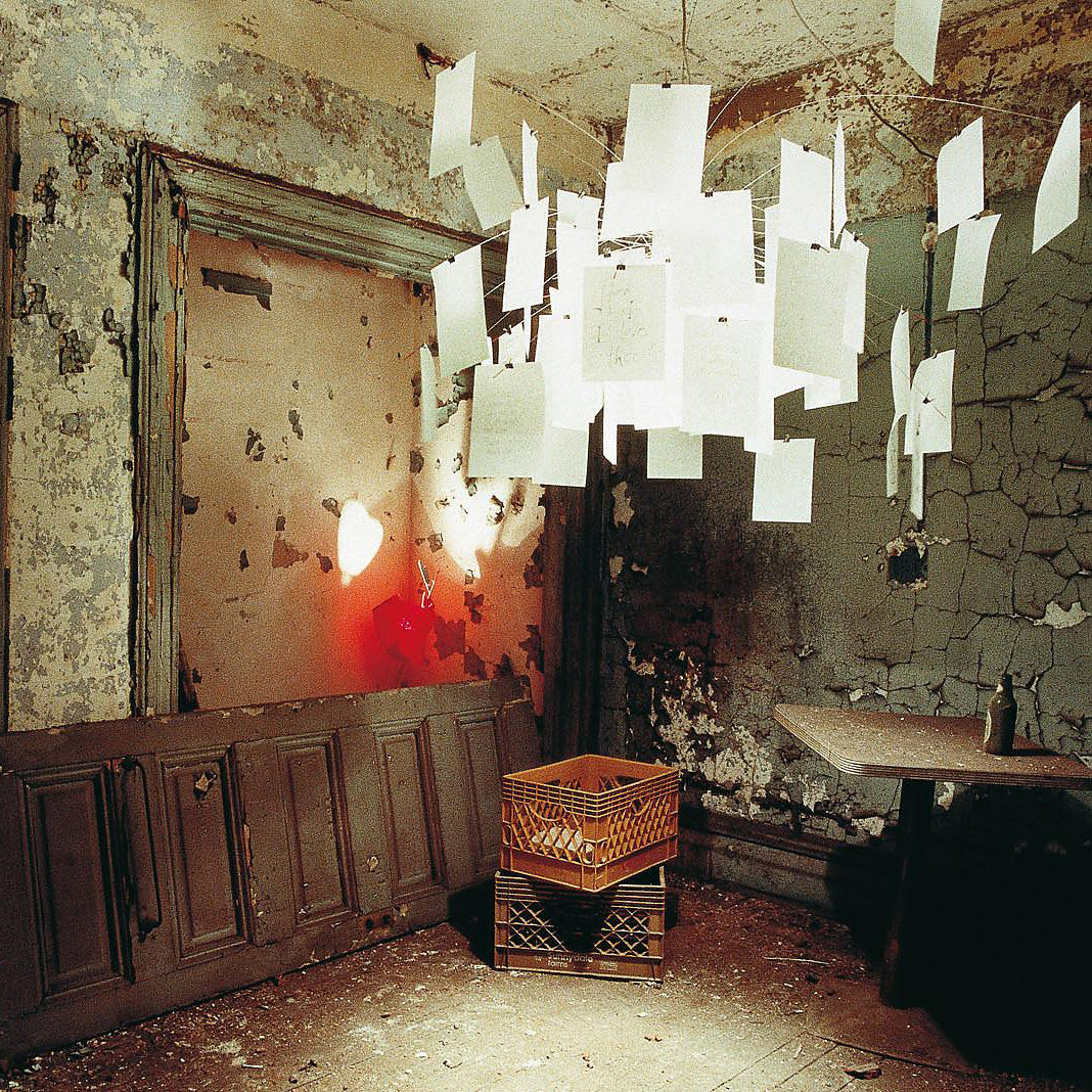 Ortheen Individual Creativity Paper Metal Chandelier - Lamp Copper