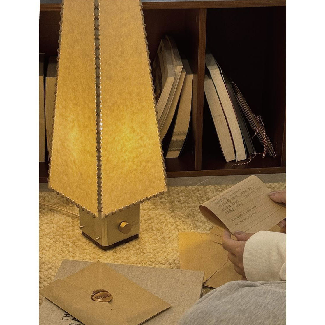 Parchment Table Lamp - Lamp Copper