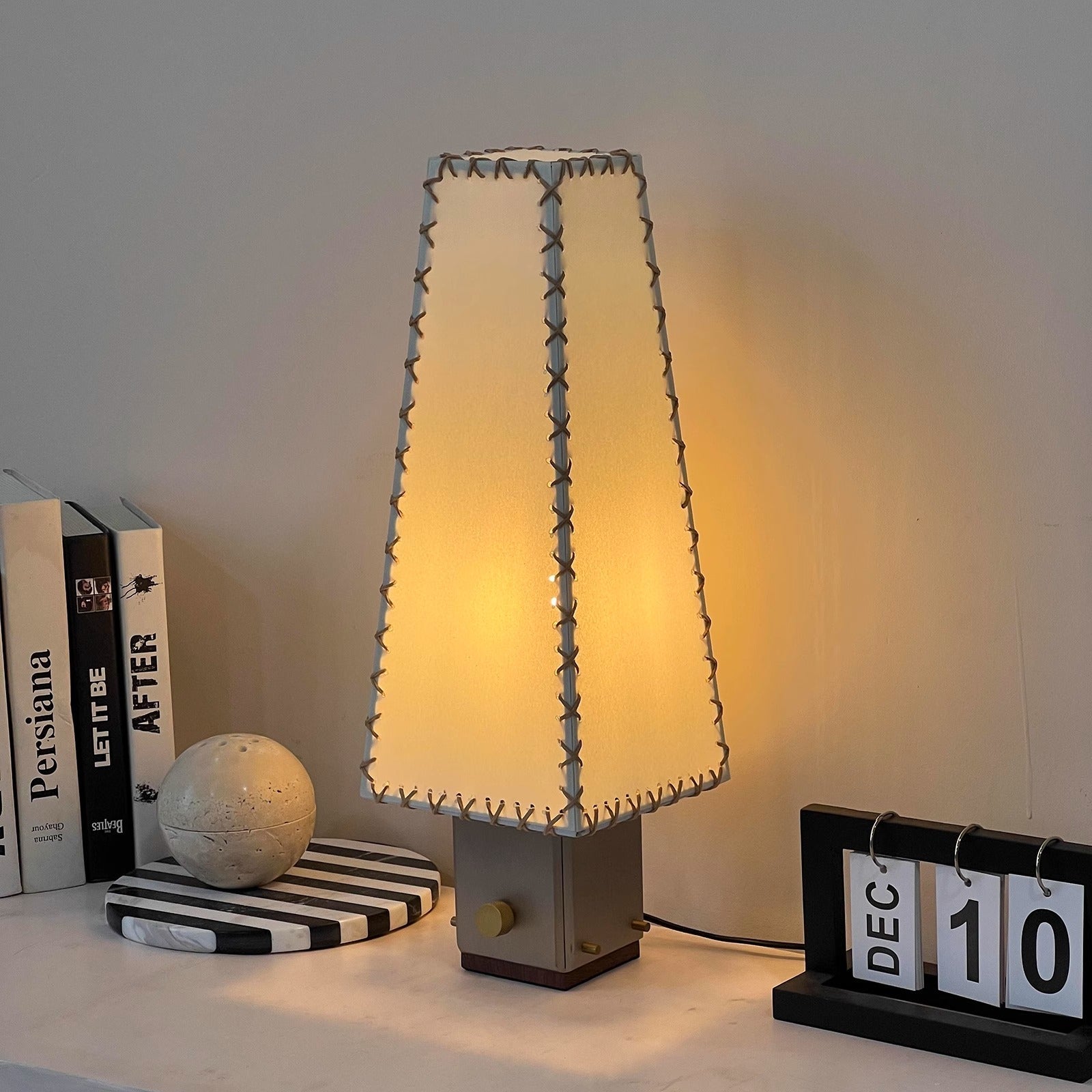 Parchment Table Lamp - Lamp Copper