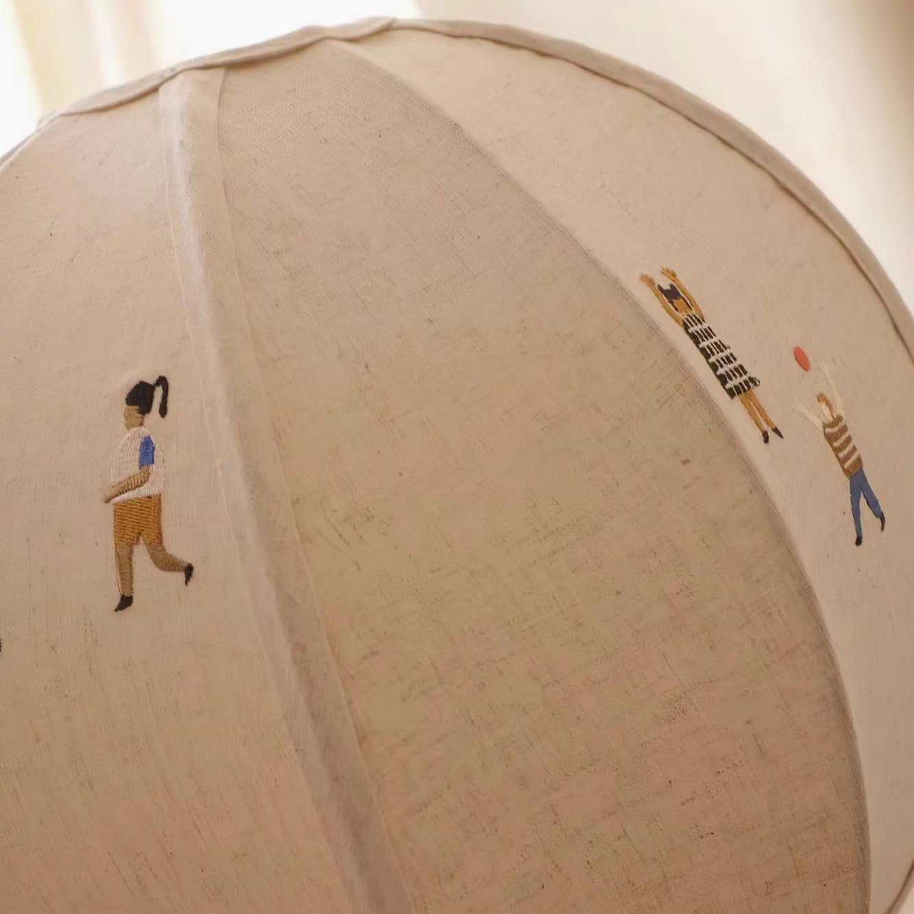 Ritta Lampada a Sospensione con Sfera di Carta e Disegno