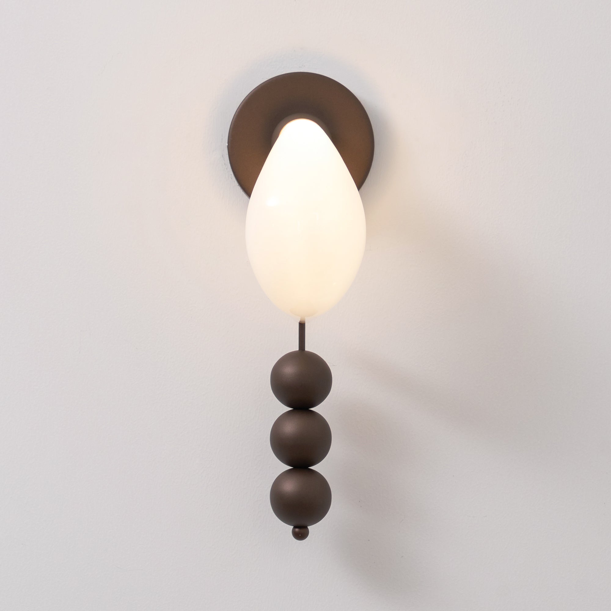 Vesilara Creativity Modern Minimalist Glass Wall Lamp - Lamp Copper