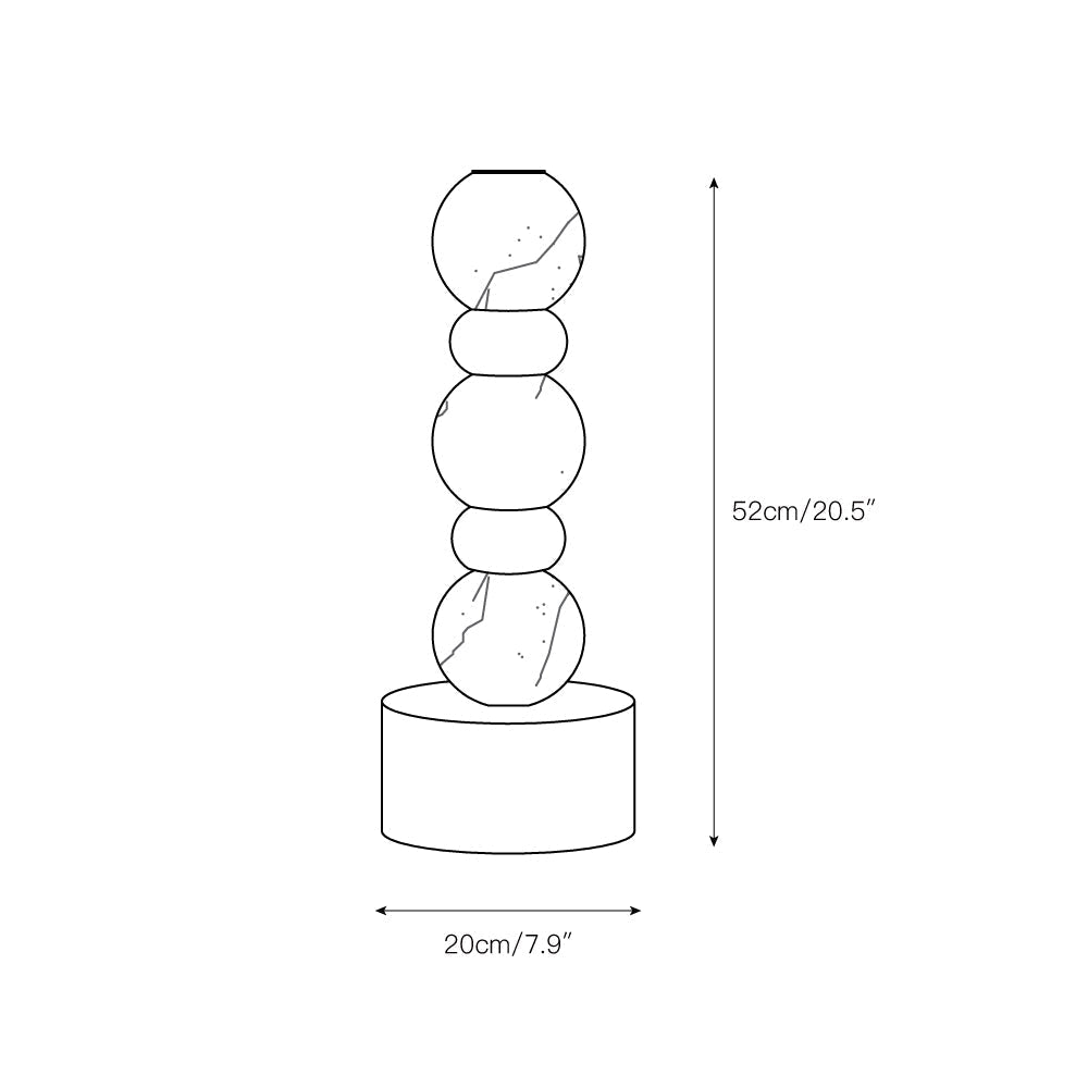 Pearl Xyx Table Lamp - Lamp Copper