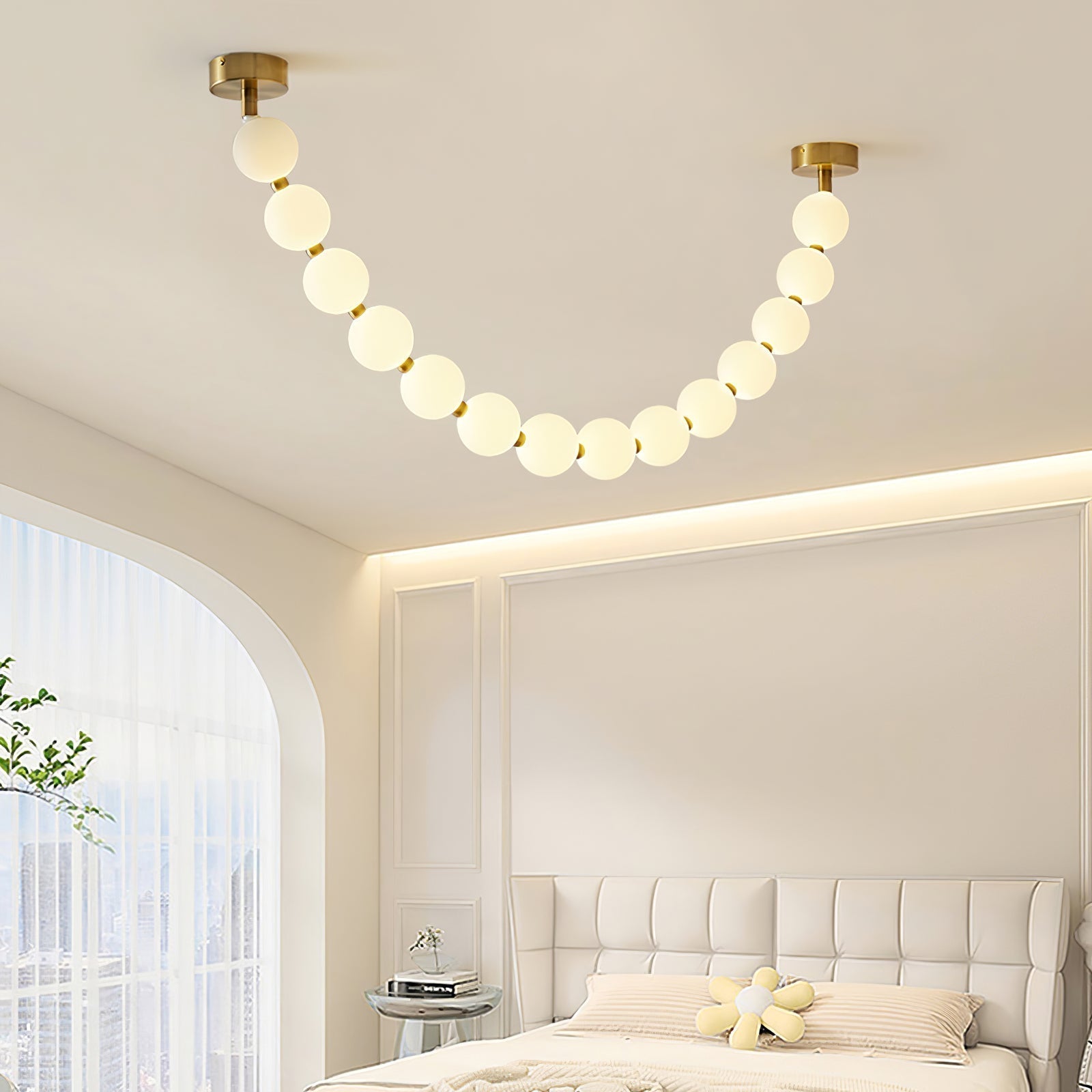 Zalvarin Brass Sputnik Chandelier - Blowlighting