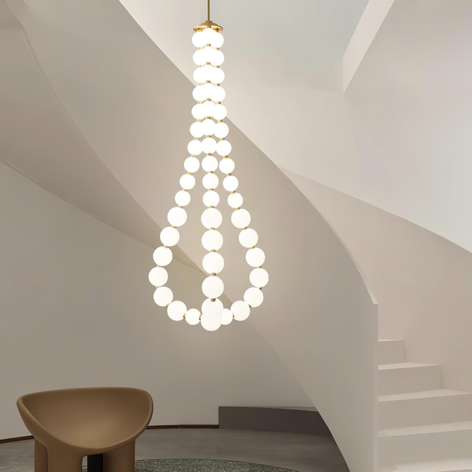 Pearl Modernl Glass Chandelier - Blowlighting