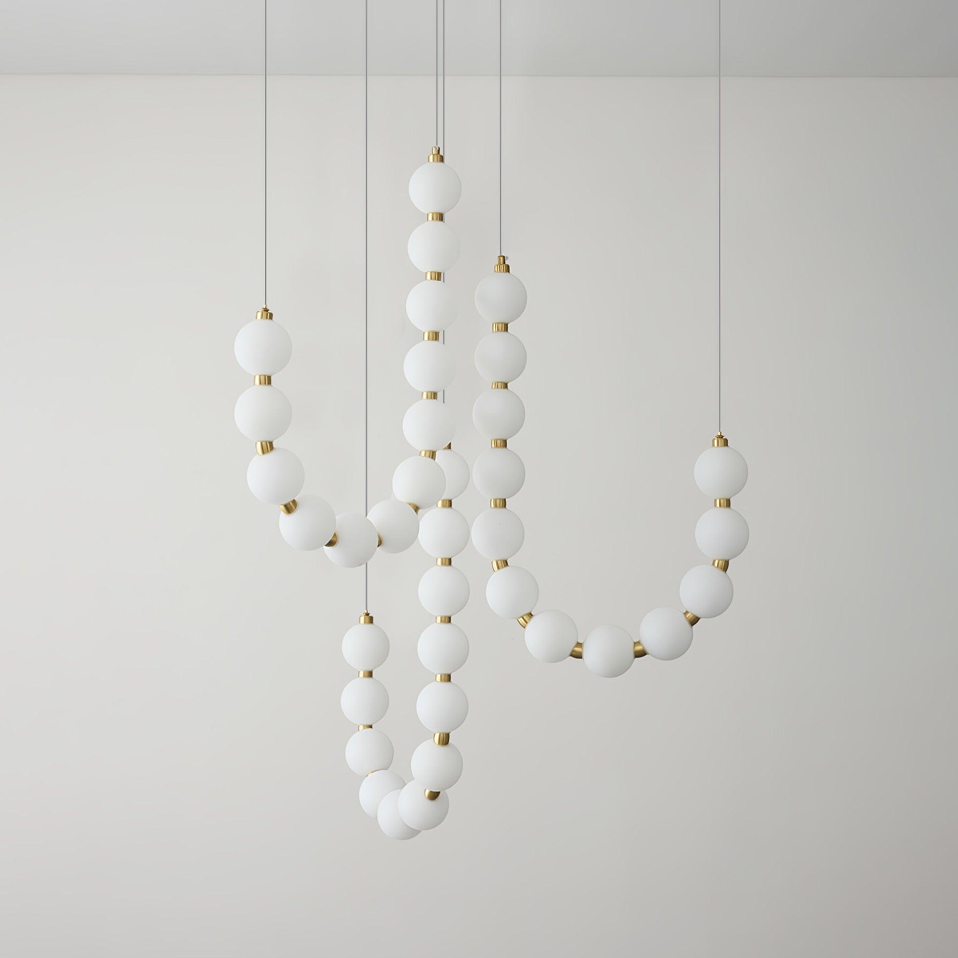 Pearl Modernl Glass Chandelier - Blowlighting