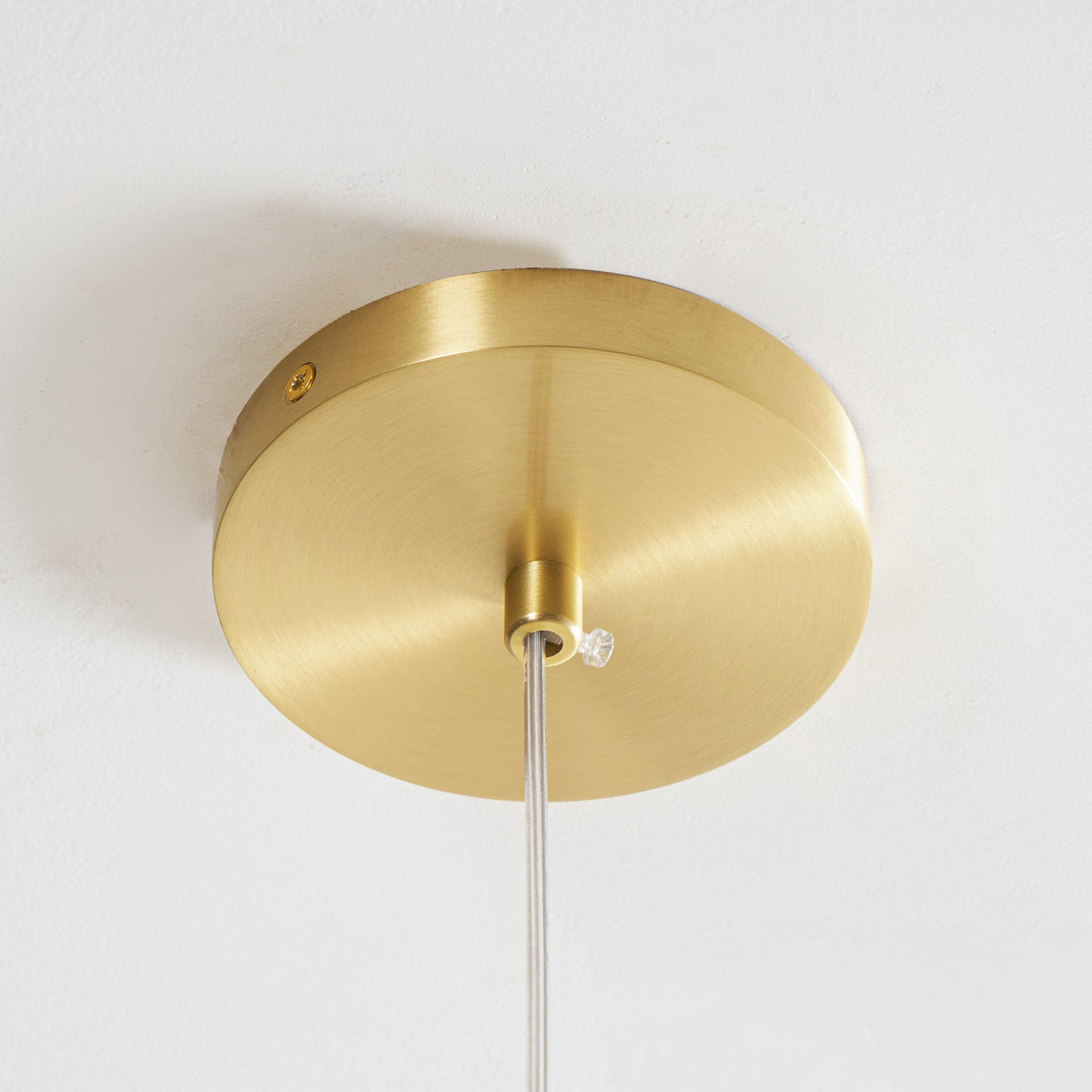 Elore Modern Minimalist Pearl Alabaster Pendant Light - Lamp Copper