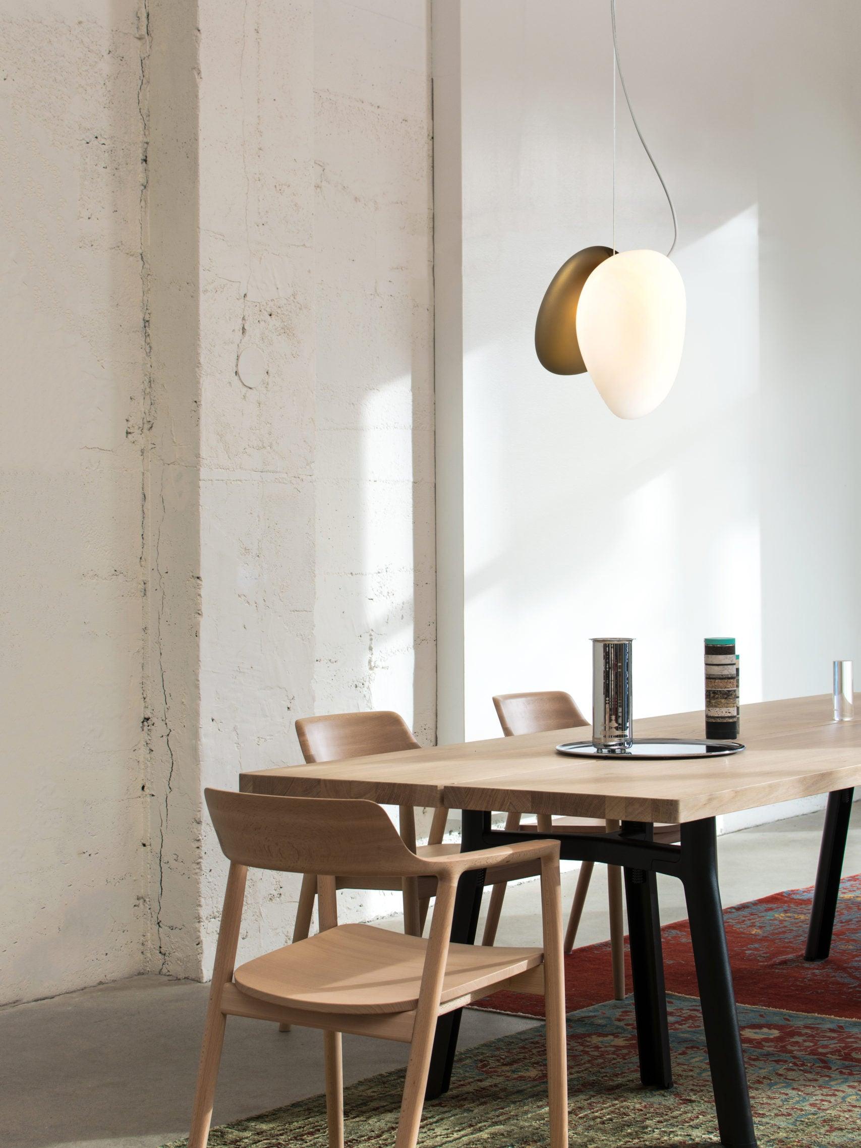 Translucent Frosted Glass Pendant Light - Blowlighting