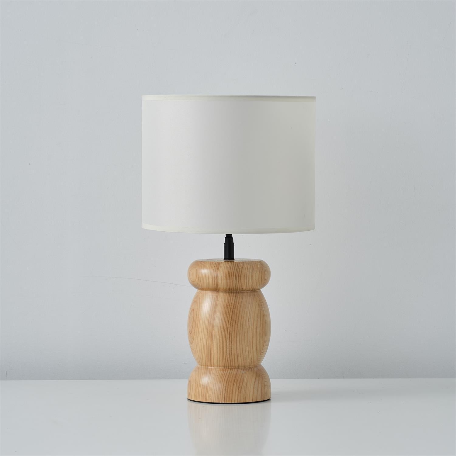 Pebble Wood Table Lamp - Lamp Copper