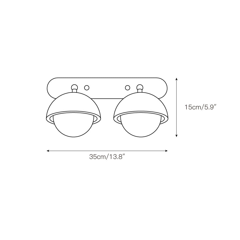 Vodora Modern Minimalist Wood Travertine Wall Sconce Wall Lamp - Lamp Copper