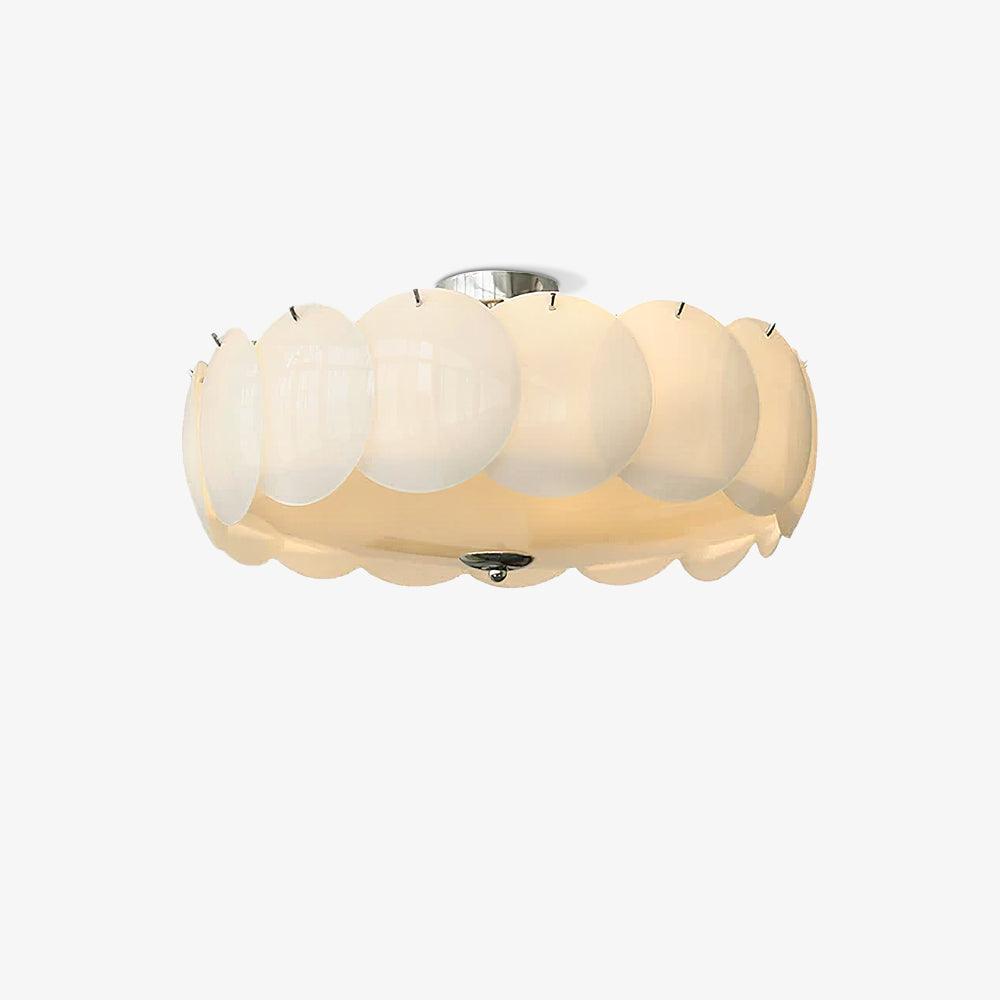 Valentina Lampada da Soffitto a Forma di Petalo con Conchiglie
