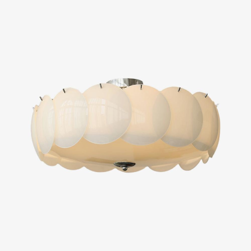 Valentina Lampada da Soffitto a Forma di Petalo con Conchiglie