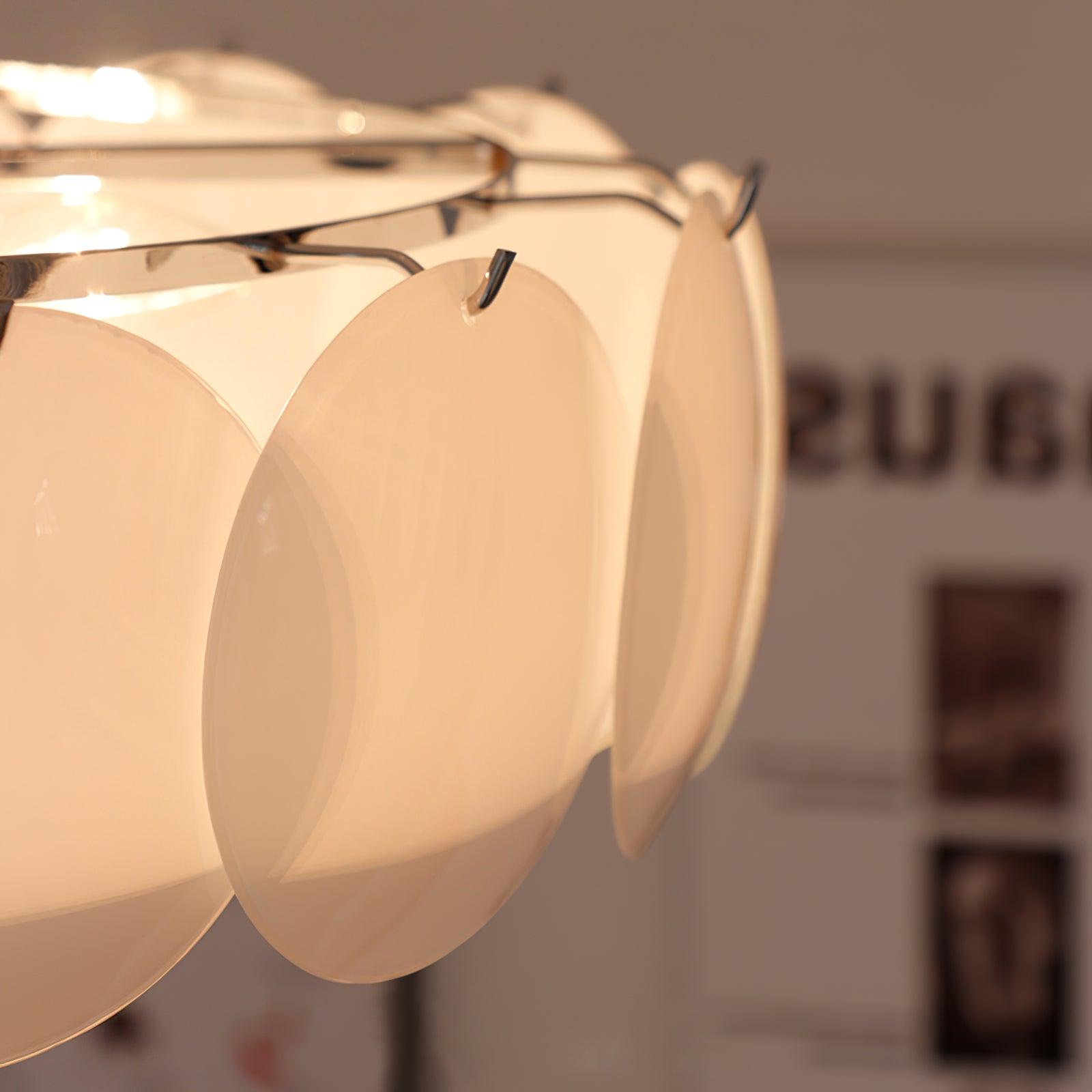 Valentina Lampada da Soffitto a Forma di Petalo con Conchiglie