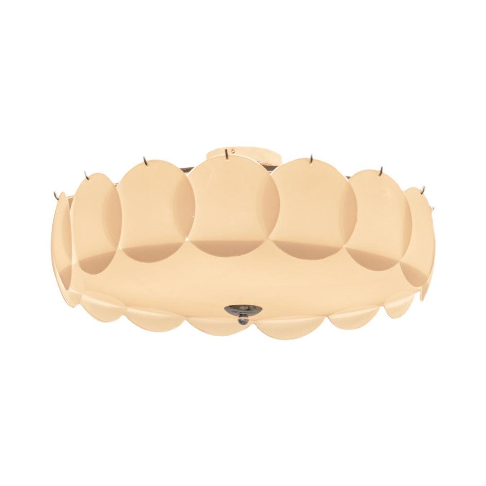 Valentina Lampada da Soffitto a Forma di Petalo con Conchiglie