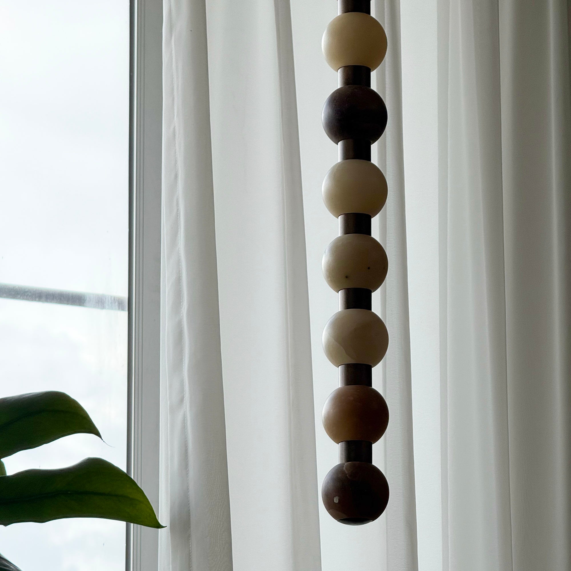 Ulshae Modern Minimalist Art Marble Pendant Lamp - Lamp Copper