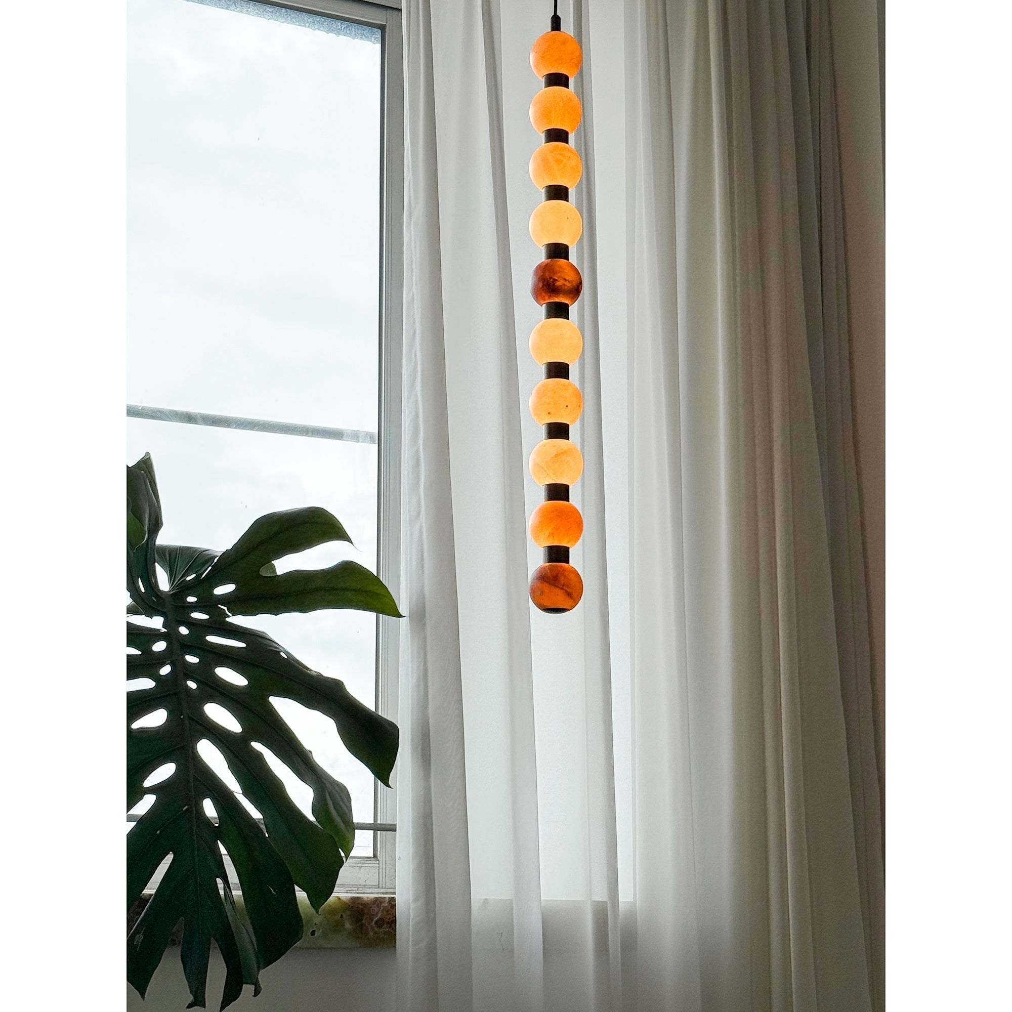 Ulshae Modern Minimalist Art Marble Pendant Lamp - Lamp Copper