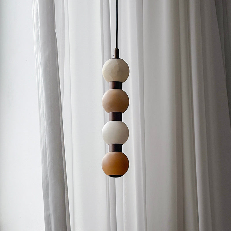 Ulshae Modern Minimalist Art Marble Pendant Lamp - Lamp Copper