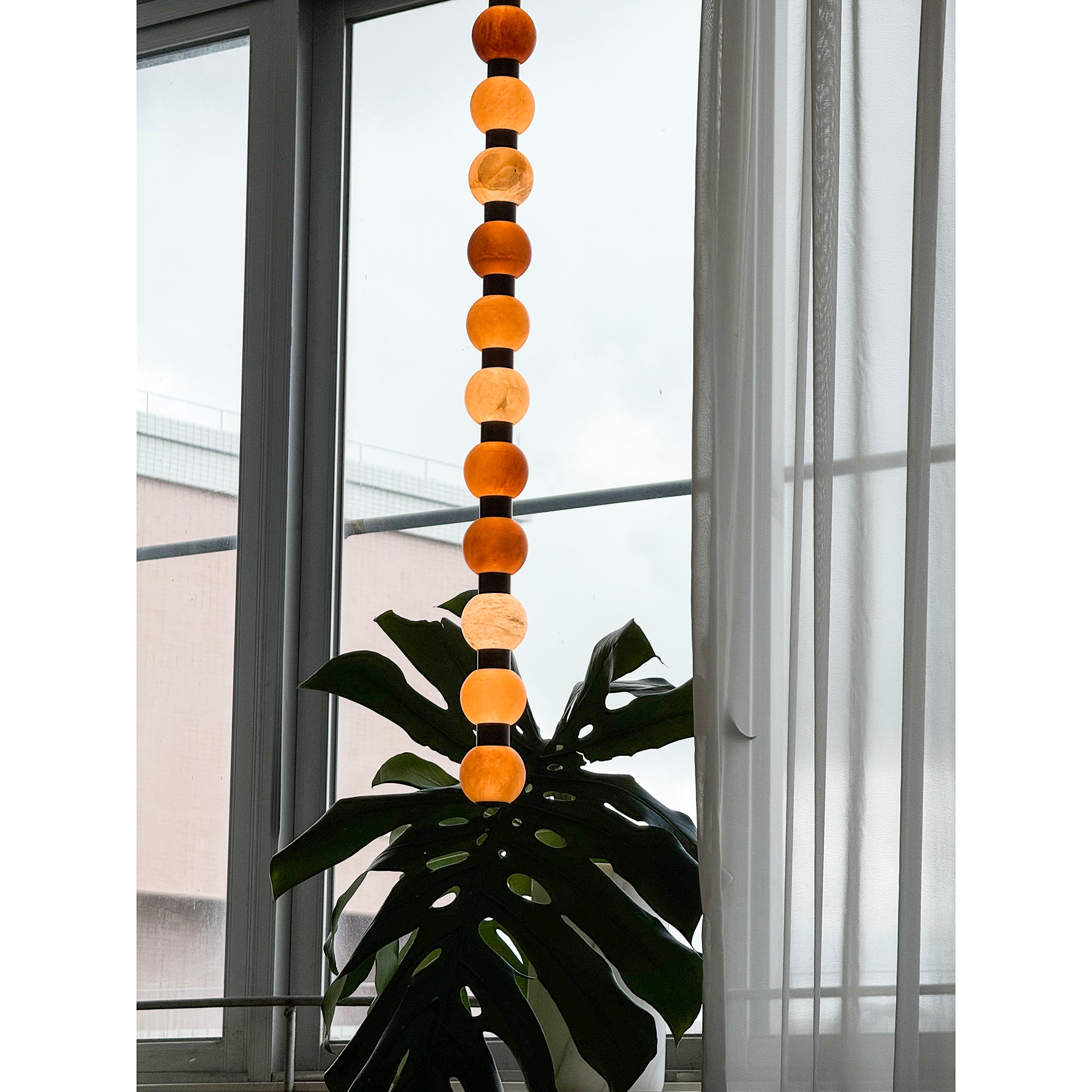 Ulshae Modern Minimalist Art Marble Pendant Lamp - Lamp Copper