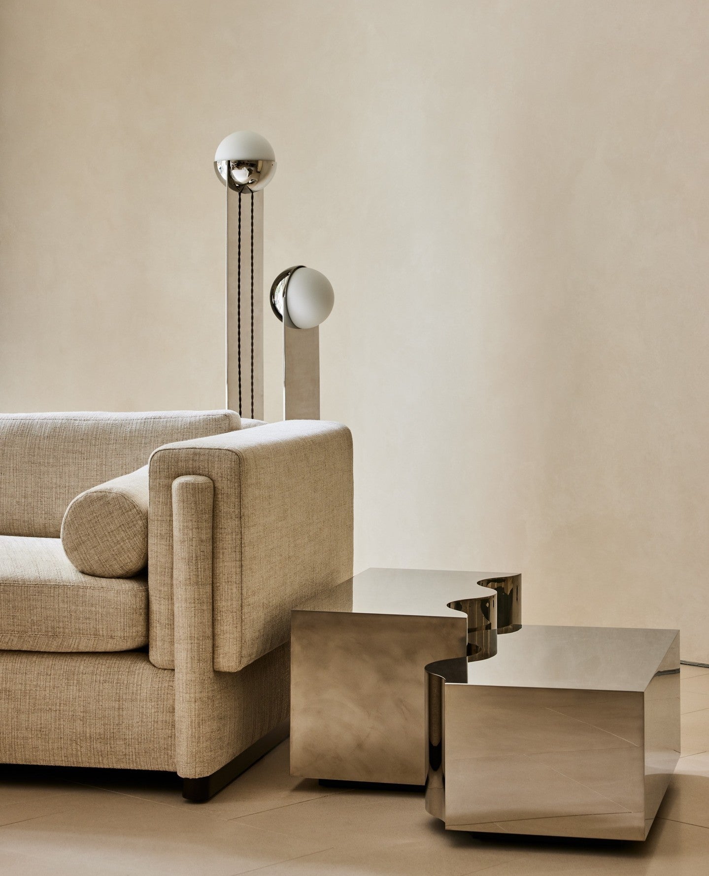 Pete & Nora Floor Lamp - Lamp Copper