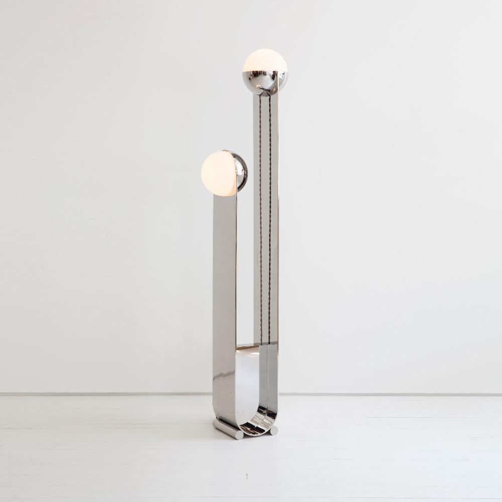 Pete & Nora Floor Lamp - Lamp Copper