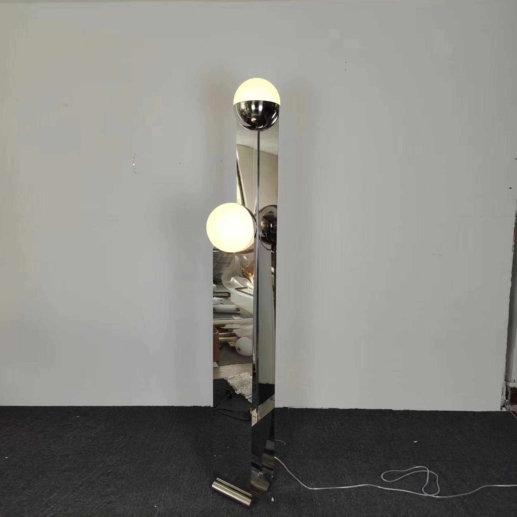 Pete & Nora Floor Lamp - Lamp Copper